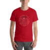 Da Vinci Social Distance – Red – Team Wrong – Short-Sleeve Unisex T-Shirt