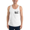 The Dogfather - Red / White - Unisex Tank Top - Image 2